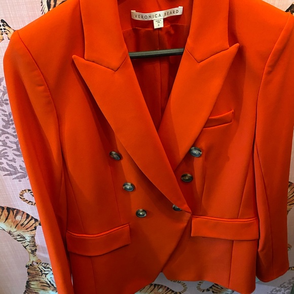 veronica beard red jacket